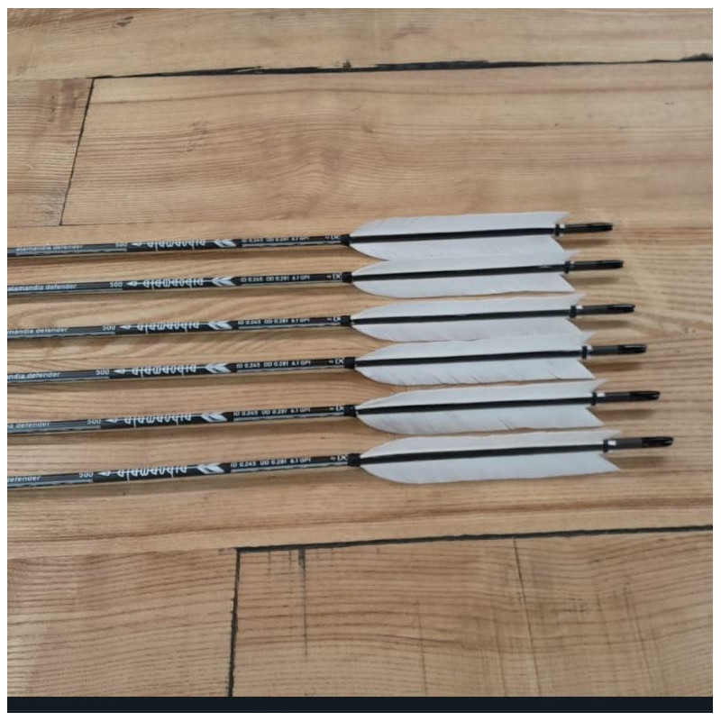 Yumi / Kyudo Pfeilset Al/Def 500 36 Zoll 6er Satz
