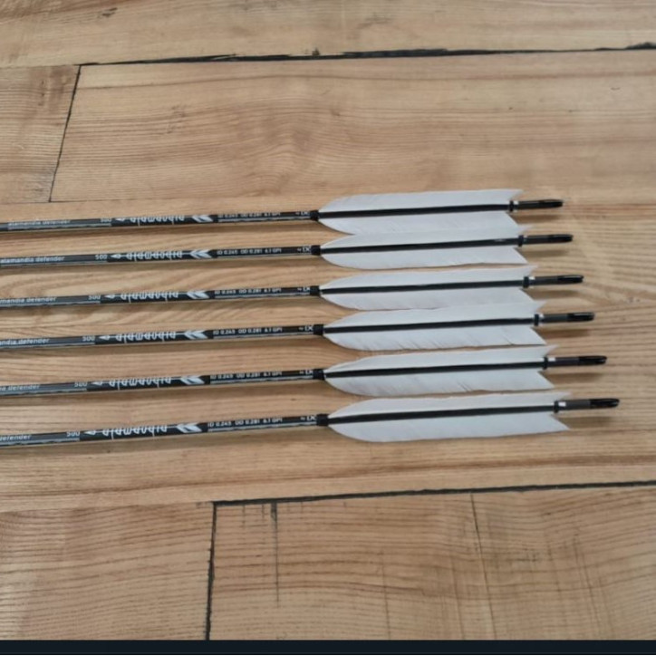 Yumi / Kyudo Pfeilset Al/Def 500 36 Zoll 6er Satz