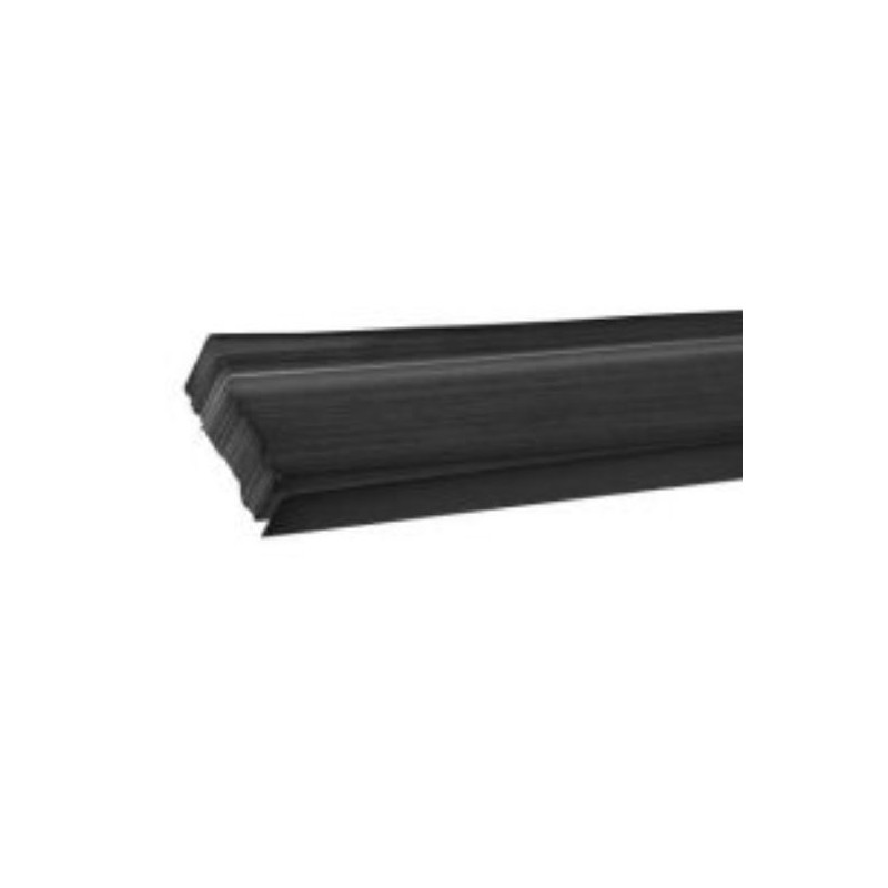 Laminat Glas, schwarz - 0.8*45mm (Preis pro cm)