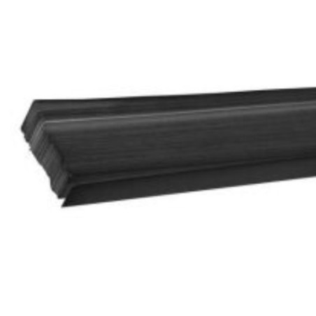 Laminat Glas, schwarz - 0.8*45mm (Preis pro cm)