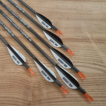 6er Set Carbonpfeil Samurai AAEfletched Compound